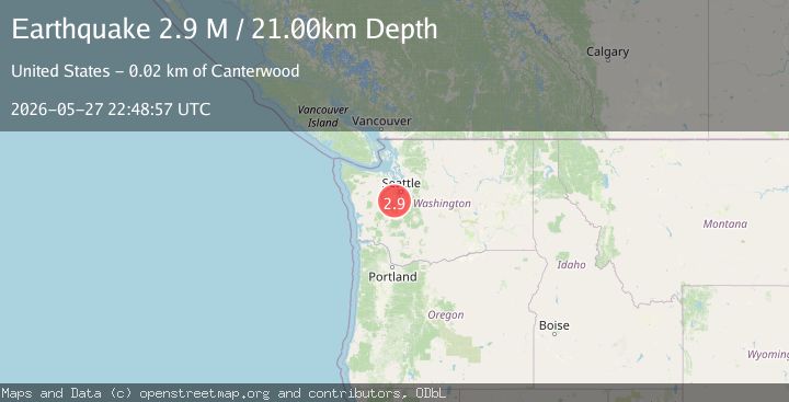 Map of Seattle-Tacoma urban area, Washington