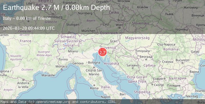 Map of Provincia di Trieste, Italy