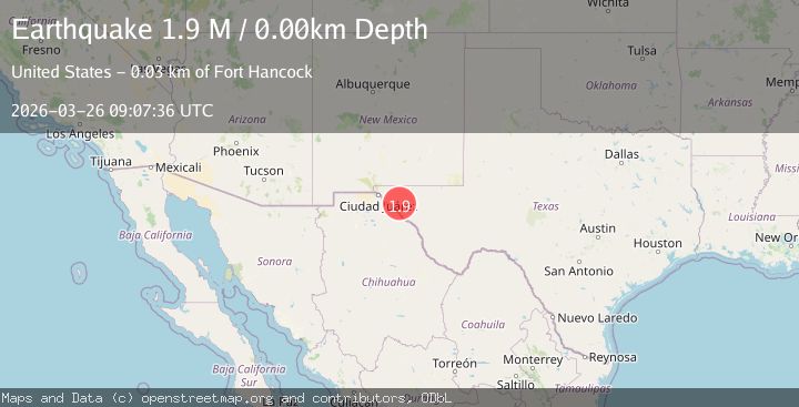 Map of Texas-Chihuahua border region