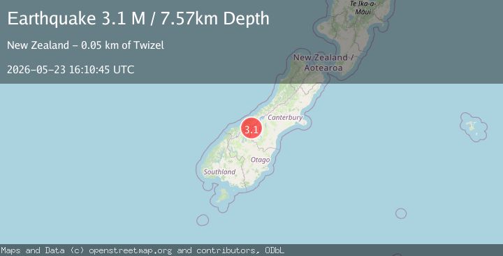 Map of Queenstown-Lakes District, New Zealand