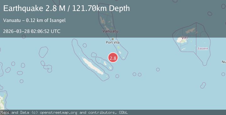 Map of Loyalty Islands, New Caledonia