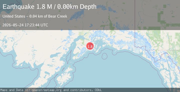 Map of Kenai Peninsula, Alaska