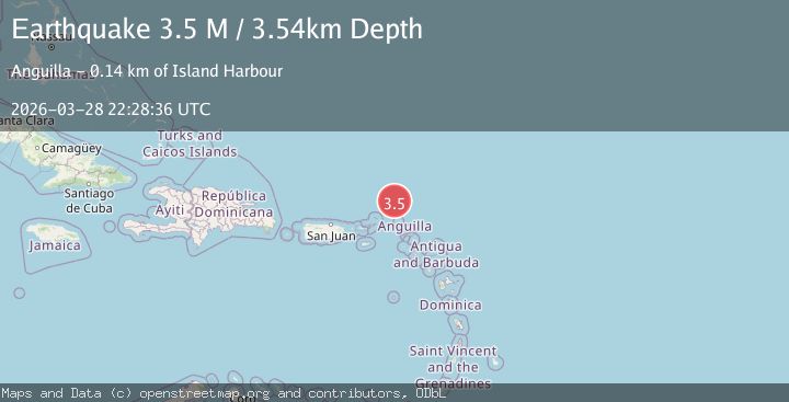 Map of Virgin Islands region