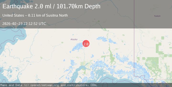 Map of Central Alaska