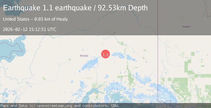 Map of Central Alaska