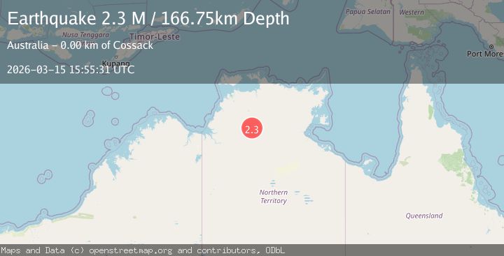 Map of Northern Territory, Australia