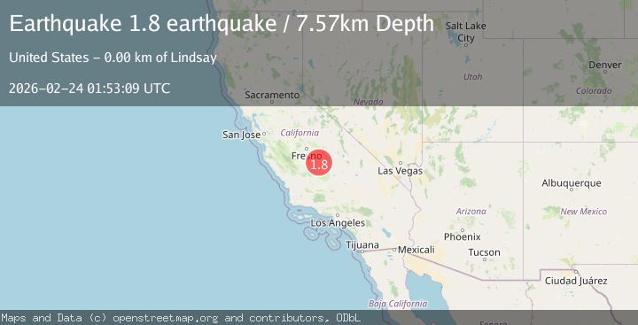 Map of Central California