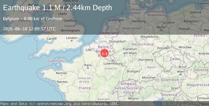 Map of Belgium