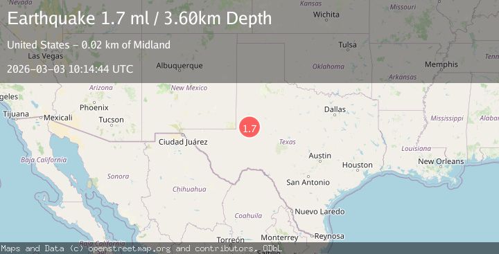 Map of western Texas