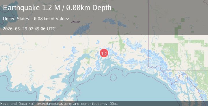 Map of Southern Alaska