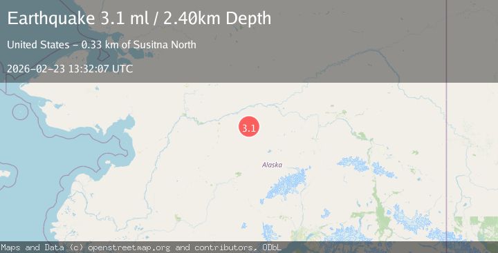 Map of Central Alaska