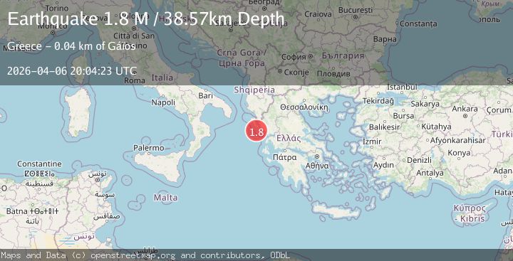 Map of Greece-Albania border region