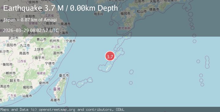 Map of Ryukyu Islands, Japan