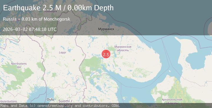 Map of northwestern Russia