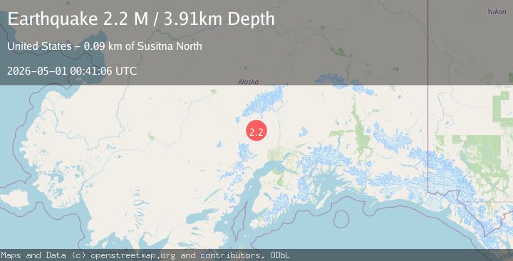 Map of Central Alaska