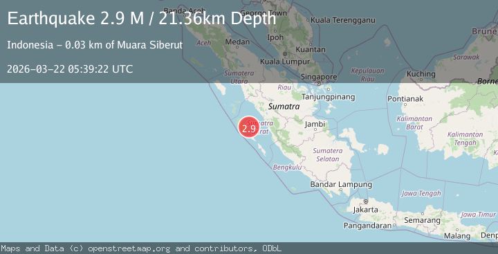 Map of Kepulauan Mentawai region, Indonesia
