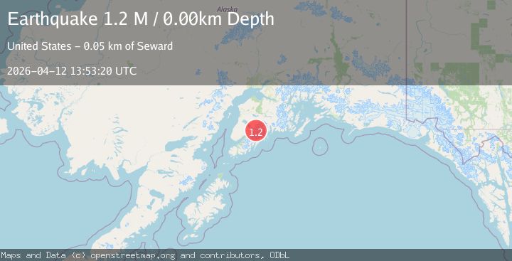 Map of Kenai Peninsula, Alaska