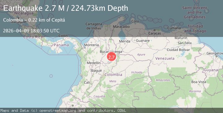 Map of northern Colombia