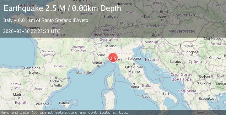 Map of Provincia di Piacenza, Italy