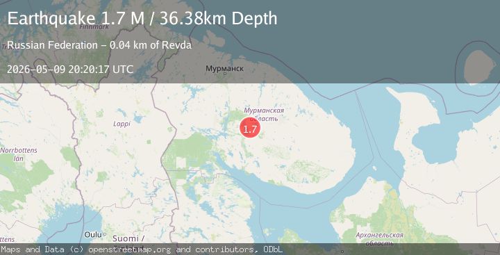 Map of northwestern Russia