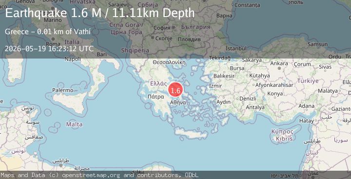 Map of Central Greece