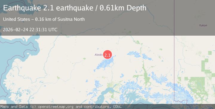 Map of Central Alaska