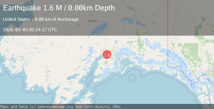 Map of Southern Alaska