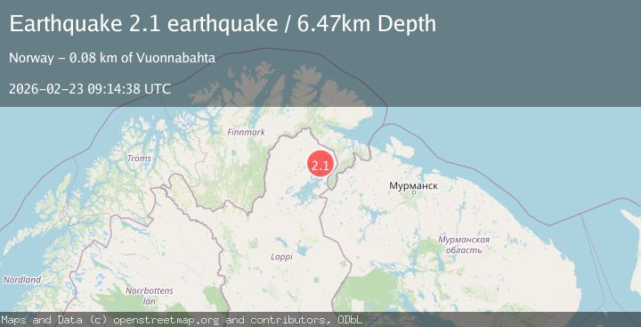 Map of Finland-Russia border region