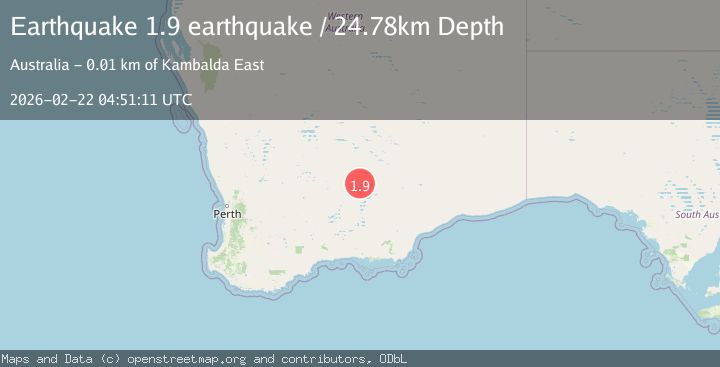 Map of Western Australia