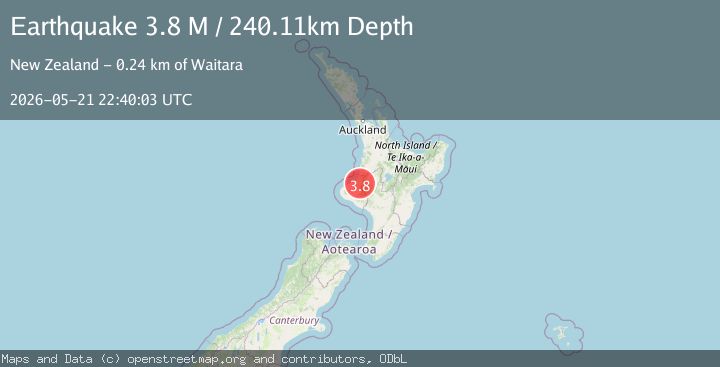 Map of New Plymouth District, New Zealand