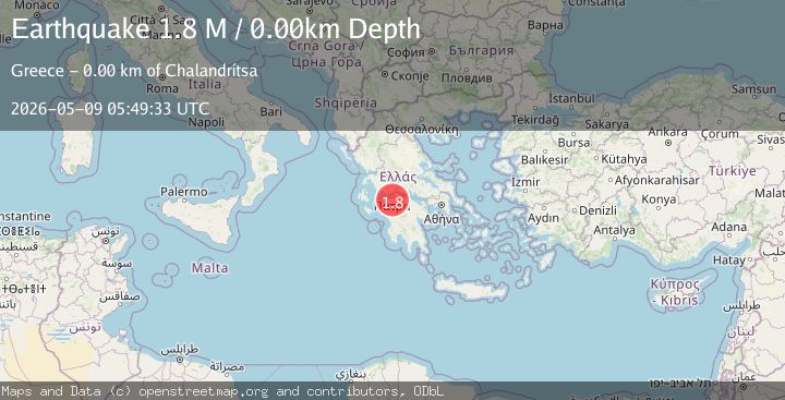Map of West Greece