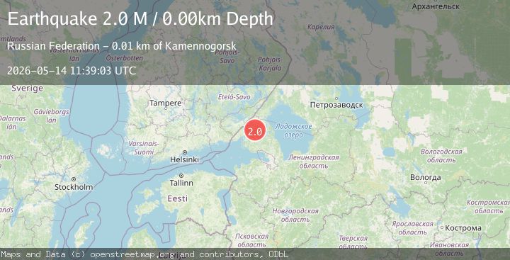 Map of northwestern Russia