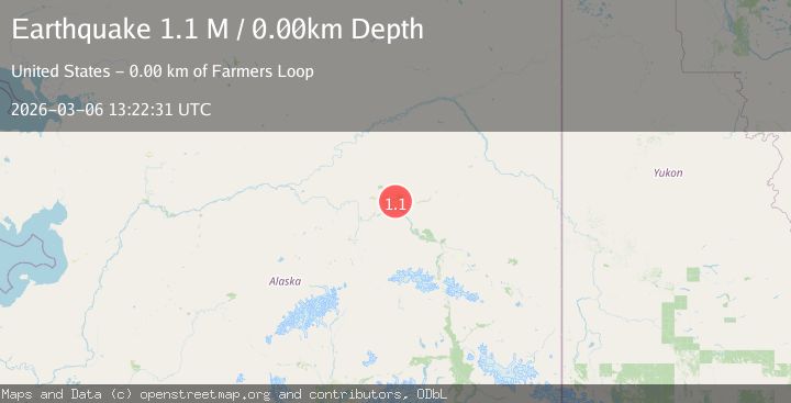 Map of Central Alaska