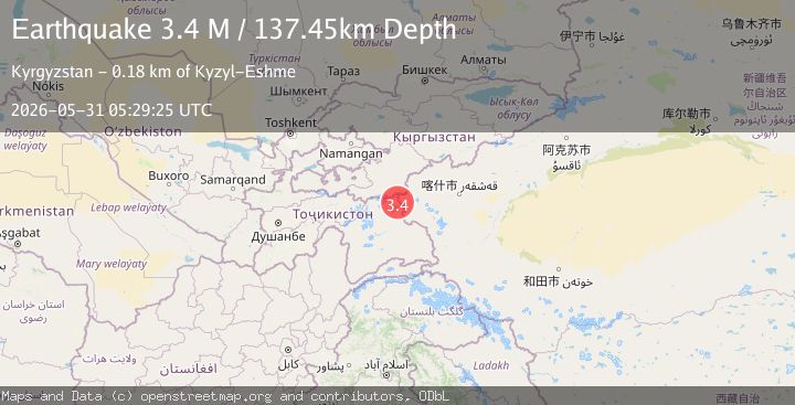 Map of Tajikistan-Xinjiang border region