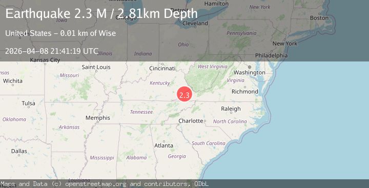 Map of West Virginia