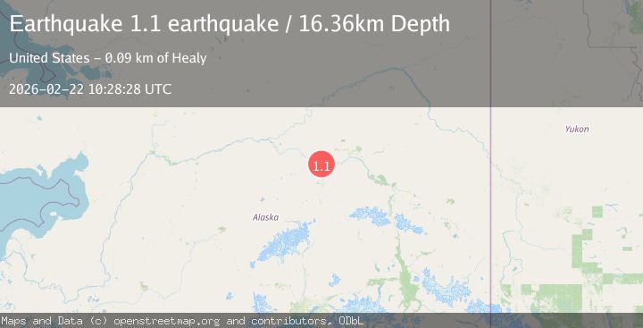 Map of Central Alaska