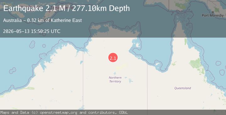 Map of Northern Territory, Australia