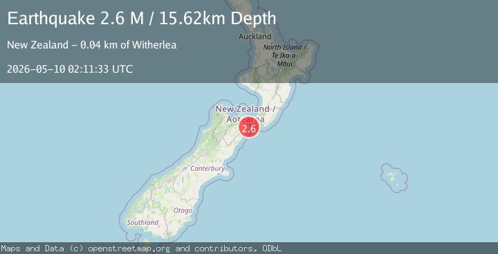 Map of Cook Strait, New Zealand