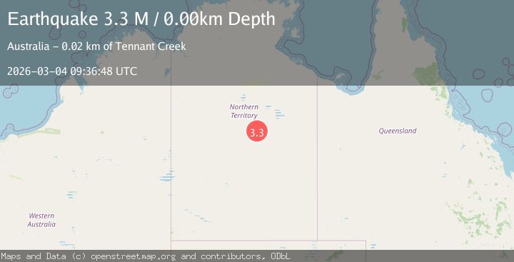 Map of Northern Territory, Australia