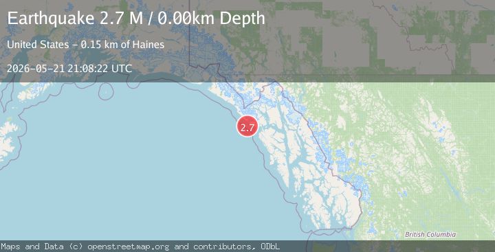 Map of Southeastern Alaska
