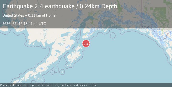 Map of Kodiak Island region, Alaska