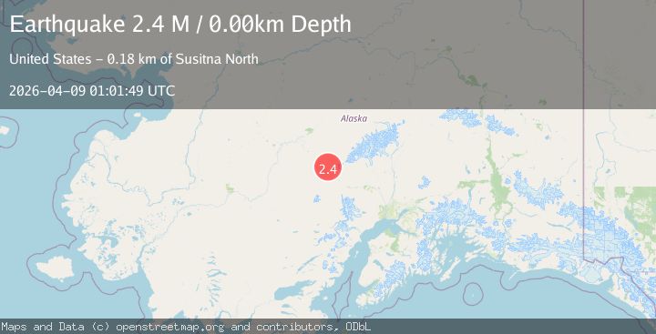 Map of Central Alaska
