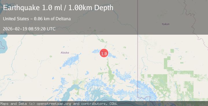Map of Central Alaska