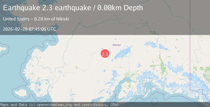Map of Central Alaska