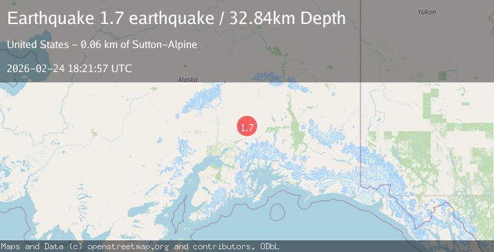 Map of Central Alaska