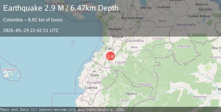Map of Colombia