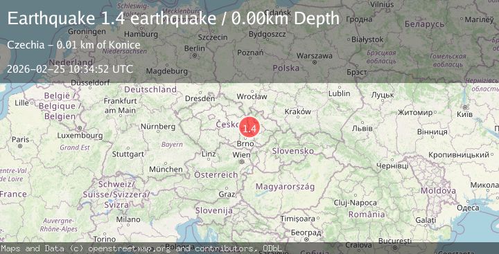 Map of Czech Republic
