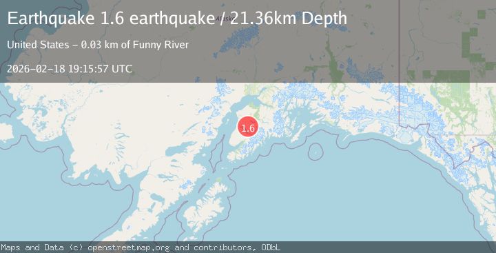 Map of Kenai Peninsula, Alaska