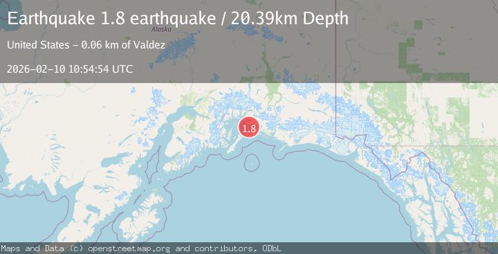 Map of Southern Alaska