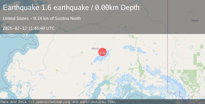 Map of Central Alaska
